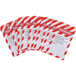 Tonysa �tiquette de verrouillage en pvc, 10 pi�ces, danger de ne pas utiliser, avertissement de s�curit�, ...