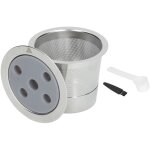 Tonysa filtre � dosette de caf� r�utilisable � 5 trous, poudre rechargeable en acier inoxydable avec ...