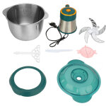 Tonysa hachoir � viande en acier inoxydable 5 l, 500 w, grande capacit�, 5 lames, robot m�nager �lectrique ...