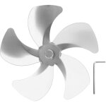 Tonysa lame de ventilateur de po�le de remplacement en alliage d'aluminium, am�liore la circulation de ...