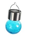 Tonysa lumi�res solaires d'ext�rieur craquel�es, d�coration d'�v�nements de vacances, globe suspendu ...