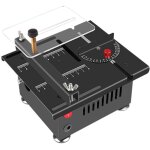 Tonysa mini scie  table, moteur 100 w, rglage  7 vitesses, peut couper jusqu' 16 mm de plaque, convient ...