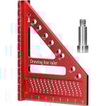 Tonysa multi - angle querre menuisier multifonctionnelle en alliage d'aluminium lger 22, 5 - 80, ...