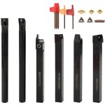 Tonysa outils de coupe de tour, porte - outils de tournage, 6 outils de tournage, barre d'al�sage de ...