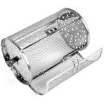 Tonysa panier  gril rotatif en acier inoxydable, panier  friteuse  air pour frites, noix et grains ...