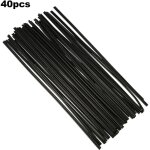 Tonysa paquet de 40 baguettes de soudure en plastique pp, longueur 25 cm, rsistantes  l'usure, anti ...