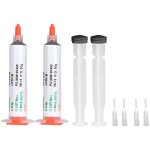 Tonysa pte  souder en seringue, matriau inoffensif, sn42 bi58 smd, rparation lectronique de pcb, ...