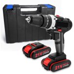 Tonysa perceuse � main multifonction 21 v, tournevis �lectrique 3 en 1, vitesse variable � deux vitesses, ...