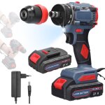 Tonysa perceuse visseuse devisseuse sans fil 21v, avec 2 batterie 1. 3ah, 55nm, 21 + 1 réglages de couple, ... Tonysa perceuse visseuse devisseuse sans fil 21v, avec 2 batterie 1. 3ah, 55nm, 21 + 1 réglages de couple, ...