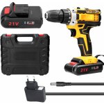 Perceuse visseuse devisseuse sans fil 21v, avec batterie 2 x 1200mah, 2 vitesse, lumières led, 25 accessoires, ... Perceuse visseuse devisseuse sans fil 21v, avec batterie 2 x 1200mah, 2 vitesse, lumières led, 25 accessoires, ...