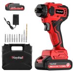 Tonysa perceuse visseuse sans fil 21v, visseuse devisseuse avec batteries 1. 5ah, 50 - 90n. m percussion, ...