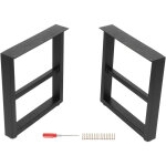 Tonysa pied de table � manger en fer, accessoires en m�tal, pi�ces de rechange de meubles, fournitures ...