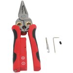 Tonysa pince � d�nuder 8 en 1, avec fonction de test �lectrique, pince � d�nuder, pince d'�lectricien, ...