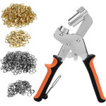 Tonysa pince � ?illets avec 500 pi�ces (� int�rieur 10 mm) ?illets en m�tal, ensemble professionnel de ...