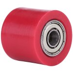 Tonysa poulie de tension � rouleau universelle de 8 mm pour moto tout - terrain enduro, rouge