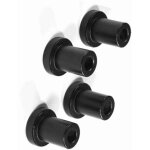 Tonysa quincaillerie pour porte de grange coulissante, 4 pi�ces, entretoises de rail mural, connecteur ...