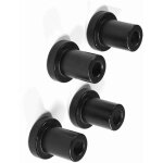 Tonysa quincaillerie pour porte de grange coulissante, 4 pices, entretoises de rail mural, connecteur ...