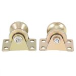 Tonysa rouleau de porte coulissante de 32mm, 2 pi�ces, rail de voie � rainure de type u pour