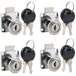 Tonysa serrure de tiroir de table de bureau, bote aux lettres, armoire  bijoux, ensemble d'accessoires ...