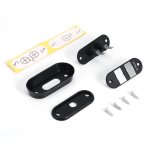 Tonysa syst�me de verrouillage central, interrupteur de contact de porte coulissante noire avec des vis ...