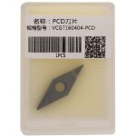 Tonysa vcgt160404 pcd diamond blade insert cnc lathe cutter turning tool