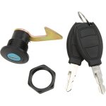 Tonysa verrou arrire universel en aluminium et plastique pour scooters lectriques, coffre de rangement, ...