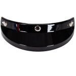 Tonysa visi�re de casque de moto incurv�e, visi�re universelle � 3 boutons - pression, traitement anti ...