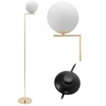 Toolight - lampadaire app921 - 1f or balle 1 - points de lumi�re e27 22x22x150cm