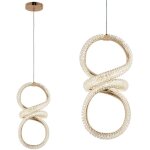 Toolight - lampe suspendue g070 - cp gold