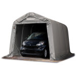 Toolport abri garage 2, 4x3, 6 m, pvc 550, h. 2, 0 m, gris Toolport abri garage 2, 4x3, 6 m, pvc 550, h. 2, 0 m, gris