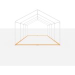 Cadre de sol universel 4x8 m pour tentes de rception, pavillons et barnum