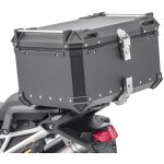 Top case aluminium moto bagtecs xb65 - 65 litres - �tanche - r�sistant aux chocs - universel