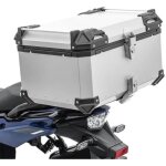 Top case aluminium moto bagtecs xb65 - 65 litres - �tanche - r�sistant - fixation par ?illets