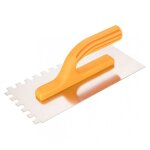 Topex - truelle crant�e 8x8x8 mm pour colle, 280x130 mm