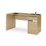 Topkit - bureau burgos 5214 grande table d'ordinateur bureau avec tiroir et porte chêne Topkit - bureau burgos 5214 grande table d'ordinateur bureau avec tiroir et porte chêne