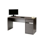 Topkit - bureau burgos 5214| grande table d'ordinateur | bureau avec tiroir et porte | weng