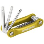 Torx jeu de clés mâles coudées t 8, t 10, t 15, t 20, t 25, t 27, t 30, t 40 y231723 - workpro Torx jeu de clés mâles coudées t 8, t 10, t 15, t 20, t 25, t 27, t 30, t 40 y231723 - workpro