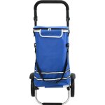 Torana - trolley de shopping bleu 36. 5 x 46. 5 x 100. 5 cm tissu oxford