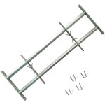 Torana - grille rglable de scurit de fentres et 2 barres 1000 - 1500mm
