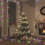 Guirlande led avec 150 led multicolore pastel 15 m pvc