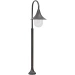 Lampadaire de e27 120 cm aluminium bronze