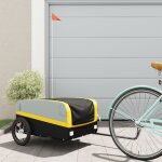 Torana - remorque de vlo noir et jaune 45 kg fer