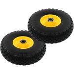 Torana - roue de diable 2 pcs pu solide 3. 00 - 4