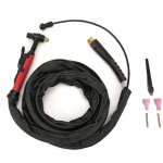 Torche de soudage tig refroidie par air m16 pour poste � souder qq150, kit d'�lectrodes m16 avec protection ...