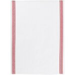 Torchon 50 x 70 cm rouge - damier winkler