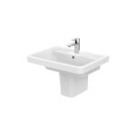 Toto - cf demi - colonne pour lavabos cf, avec kit de fixation,