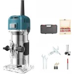 Toupie lectrique, 6 vitesses 800 w 33 000 tr / min lectrique palm router avec 15 fraises et accessoires, ...