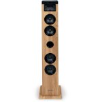 Tour haut - parleur - thomson - noir / bois - bluetooth / cd / usb / sd, 60w, radio fm, tlcommande, ...
