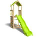 Trigano - tour de jeux 2, 74 m avec toboggan vert et naturel