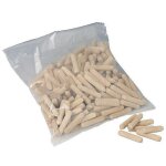 Tourillon bois ray� en h�tre 8x30 en sachet de 20000 (20kg) - asbois